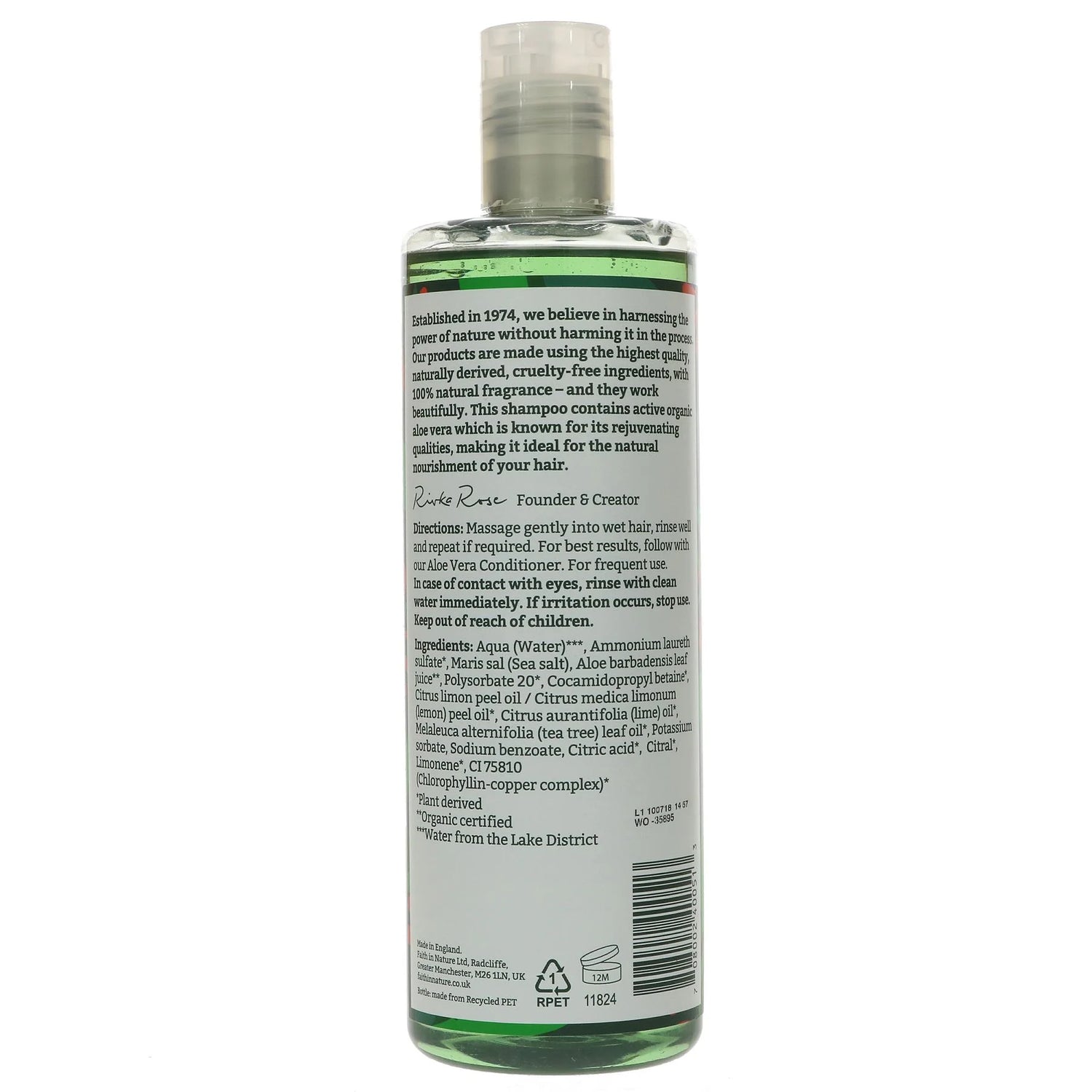 Faith in Nature Aloe Vera Shampoo 400ml