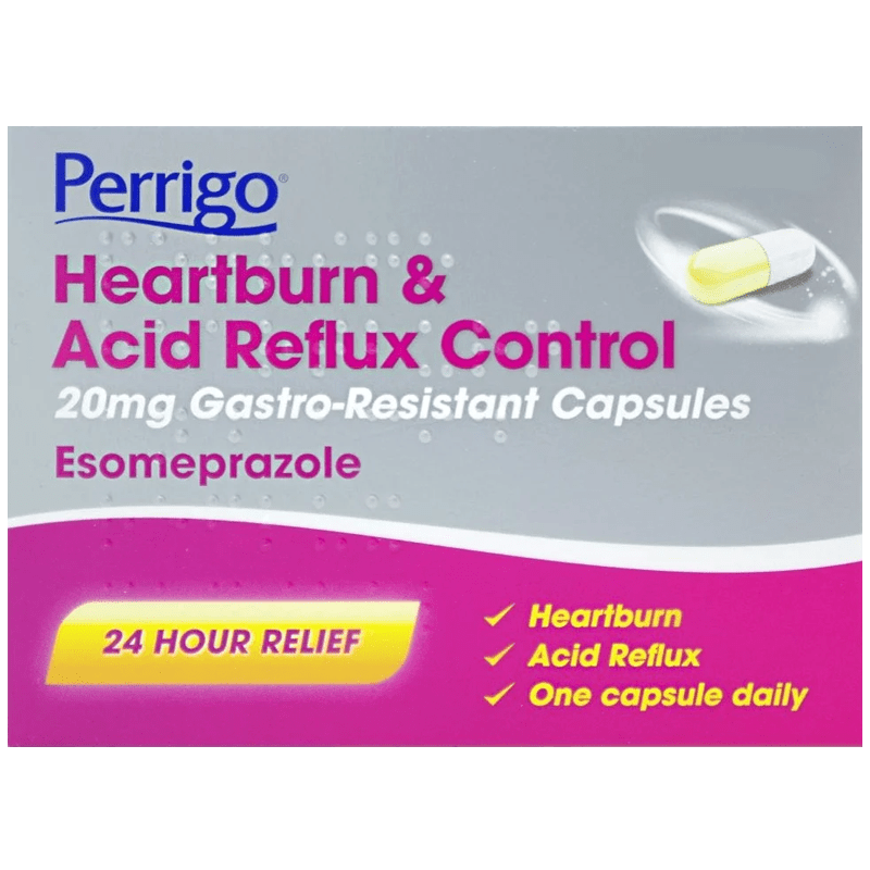 Perrigo Heartburn & Acid Reflux Control Capsules Pack of 14 - welzo