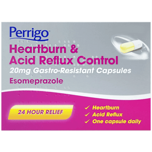 Perrigo Heartburn & Acid Reflux Control Capsules Pack of 14 - welzo