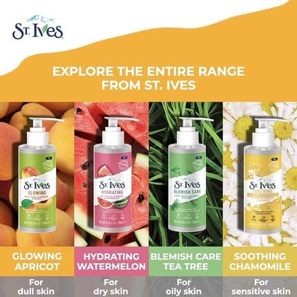 Nettoyant pour le visage de l'arbre à thé de St. Ives pour la peau sujette à imperfections 200 ml