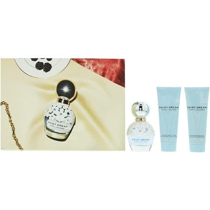 Marc Jacobs Daisy Dream 3 Piece Gift Set: Eau De Toilette 50ml + Body Lotion 75ml + Shower Gel 75ml