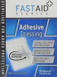 Fastaid Adhesive Dressing Pack of 5 - welzo