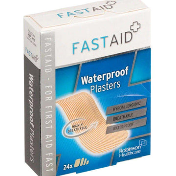 Fastaid Plasters Waterproof Pack of 24 - welzo