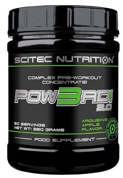 SciTec Pow3rd! 2.0, Arousing Apple - 350 grams