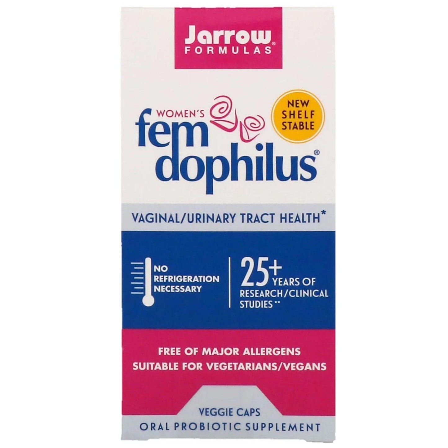 Fem-Dophilus (Shelf stable), 30 Capsules - Jarrow Formulas - welzo