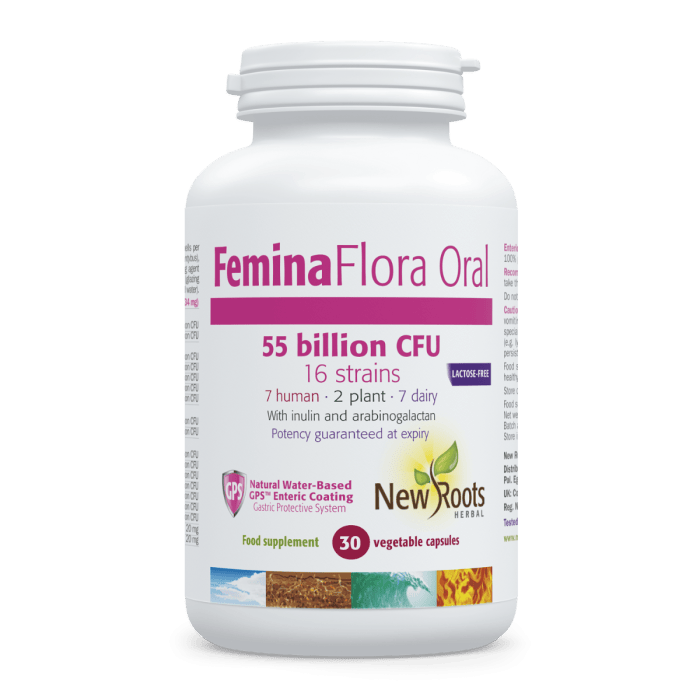 New Roots Herbal Femina Flora Oral – 30 Capsules