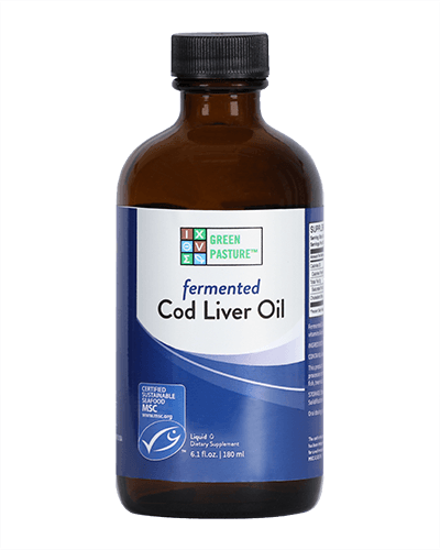 Fermented Cod Liver Oil, 180 ml - Green Pasture - welzo