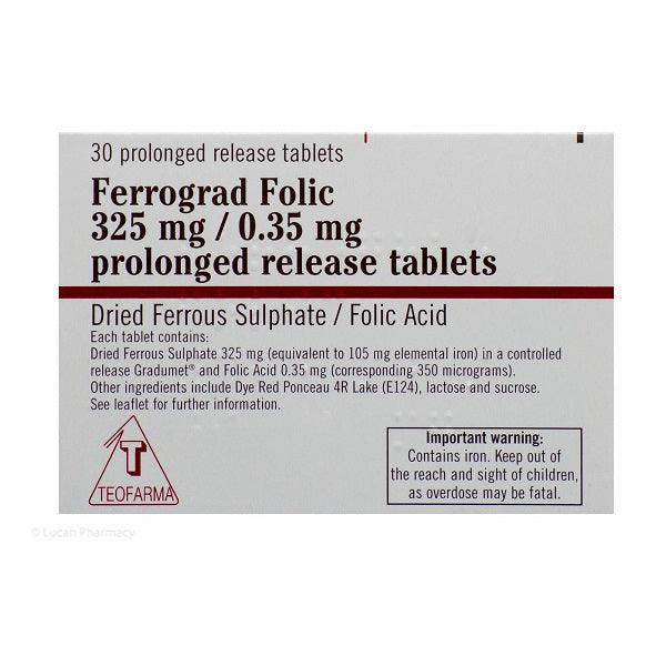 Ferrograd Folic Tablets Pack of 30 - welzo