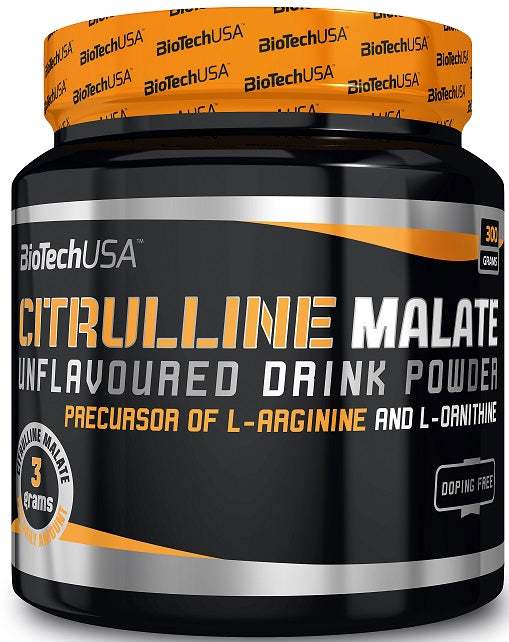 BioTechUSA Citrulline Malate, Green Apple - 300 grams