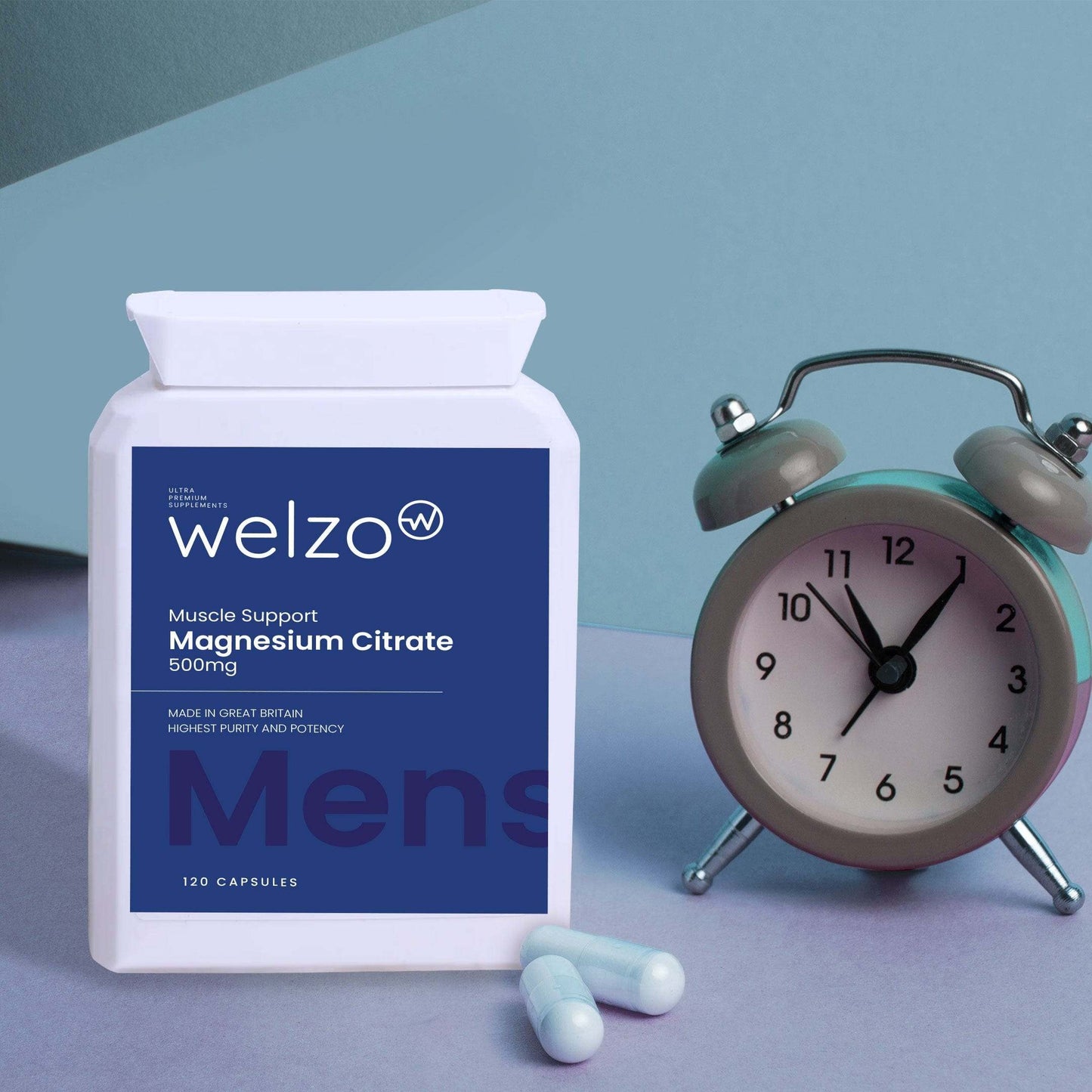 Welzo Magnesium Citrate 500mg 120 Capsules