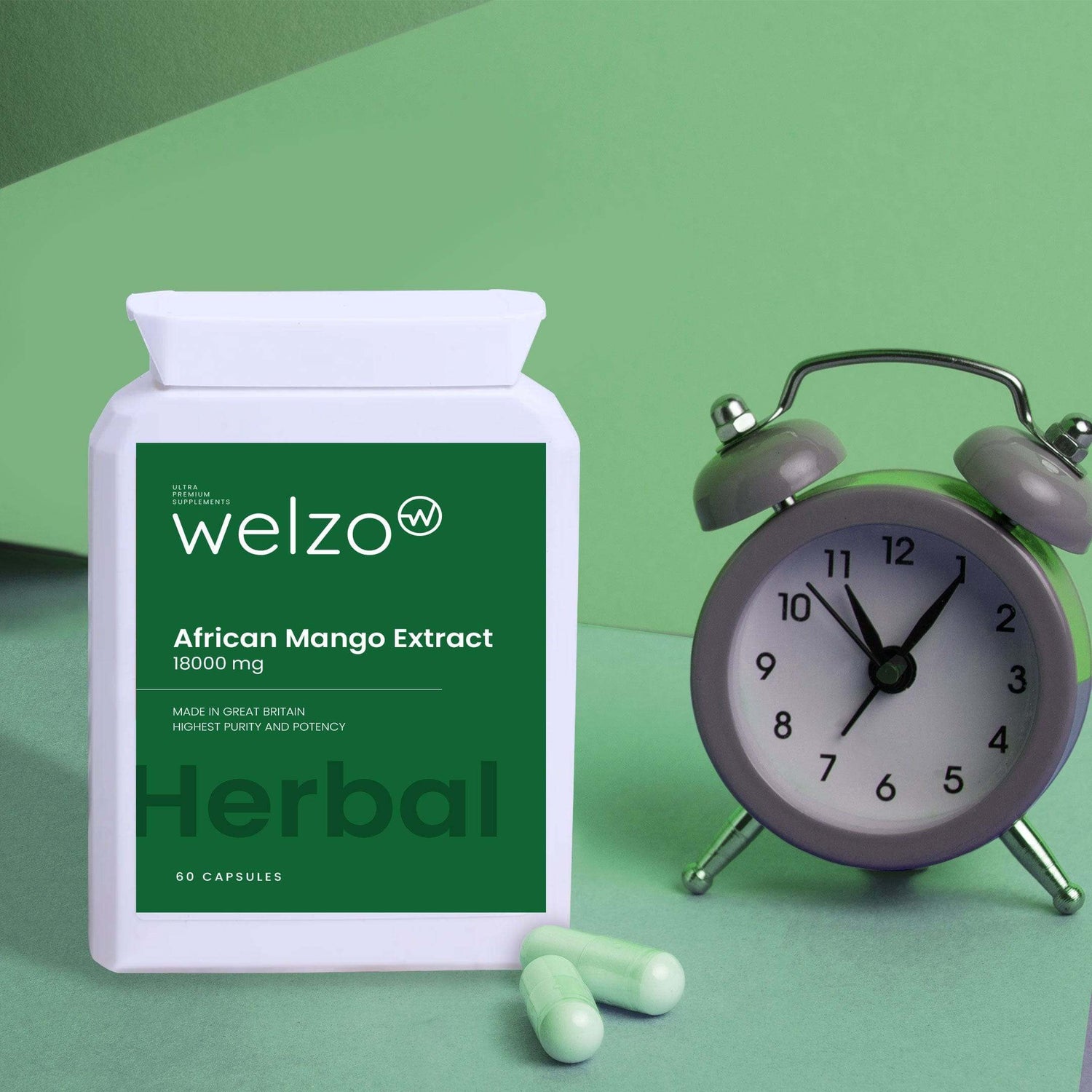 Welzo African Mango Extract 18000mg 60 Capsules