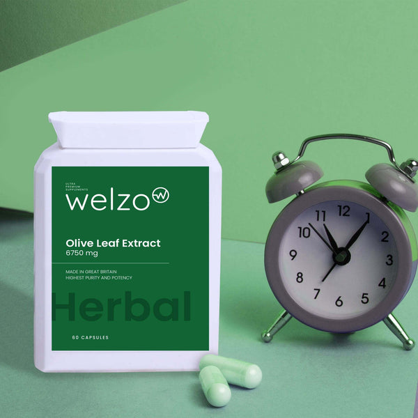 Welzo Olive Leaf Extract 6750mg 60 Capsules