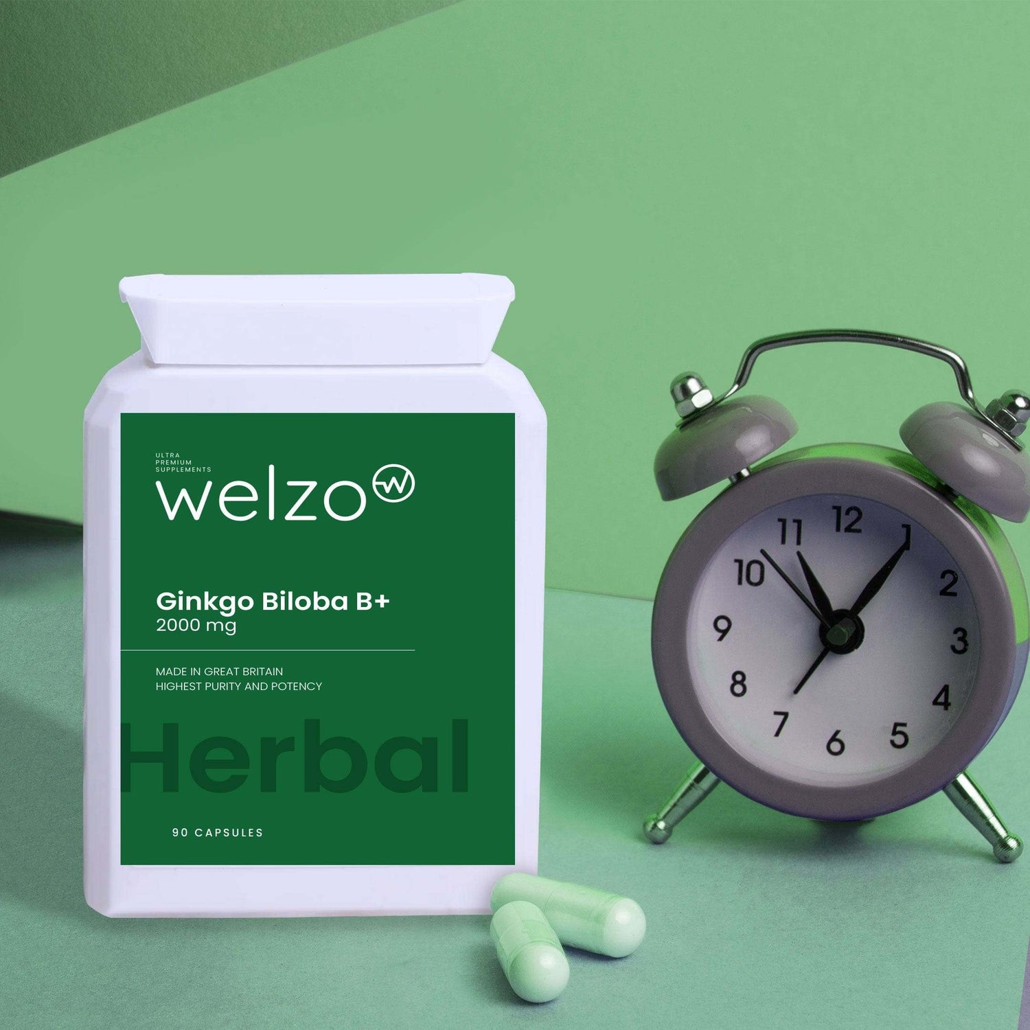 Welzo Ginkgo Biloba B+ 2000mg 90 Capsules