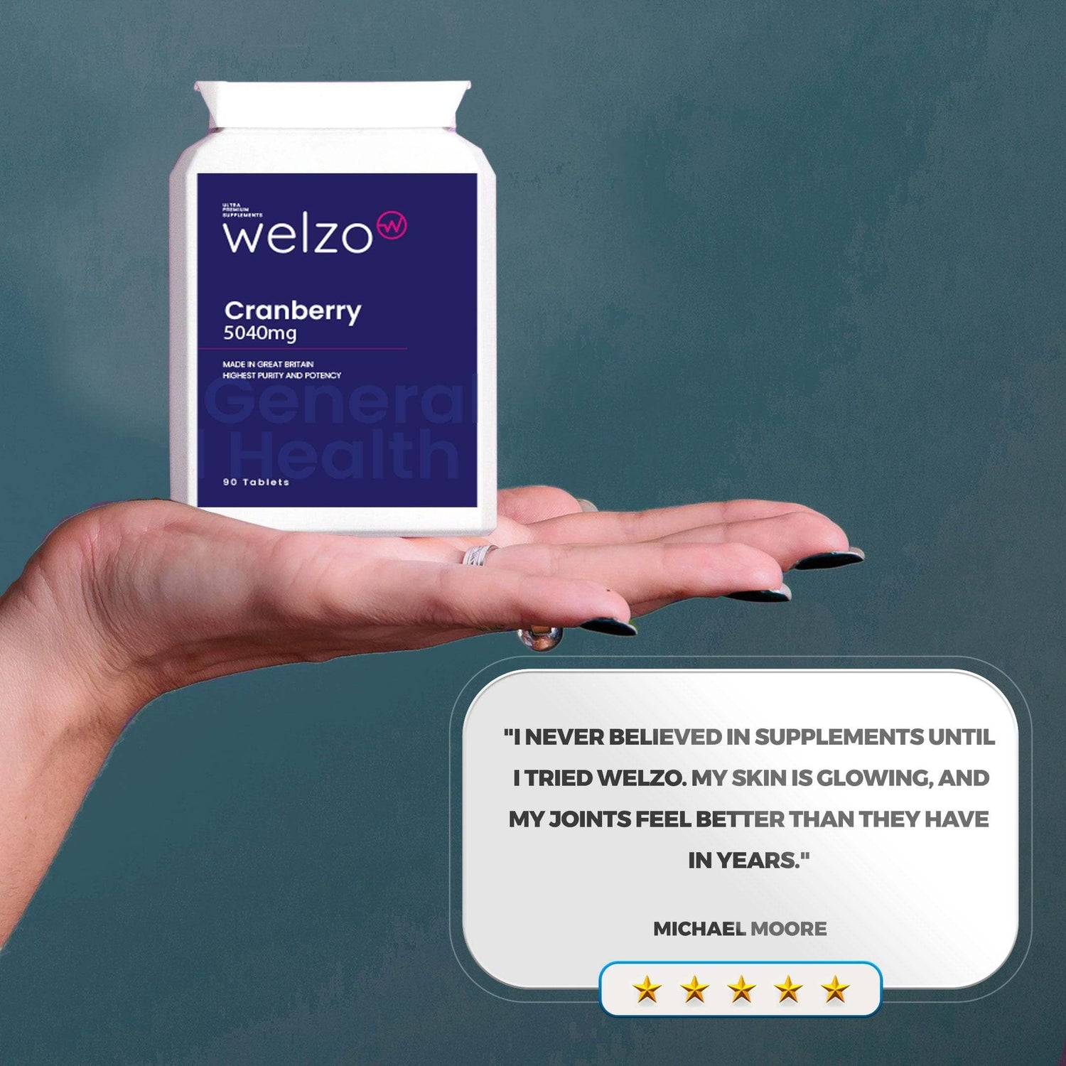 Welzo Cranberry 5040mg 90 Tablets