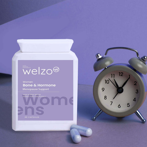 Welzo Women Bone & Hormone Menopause Support 60 Capsules