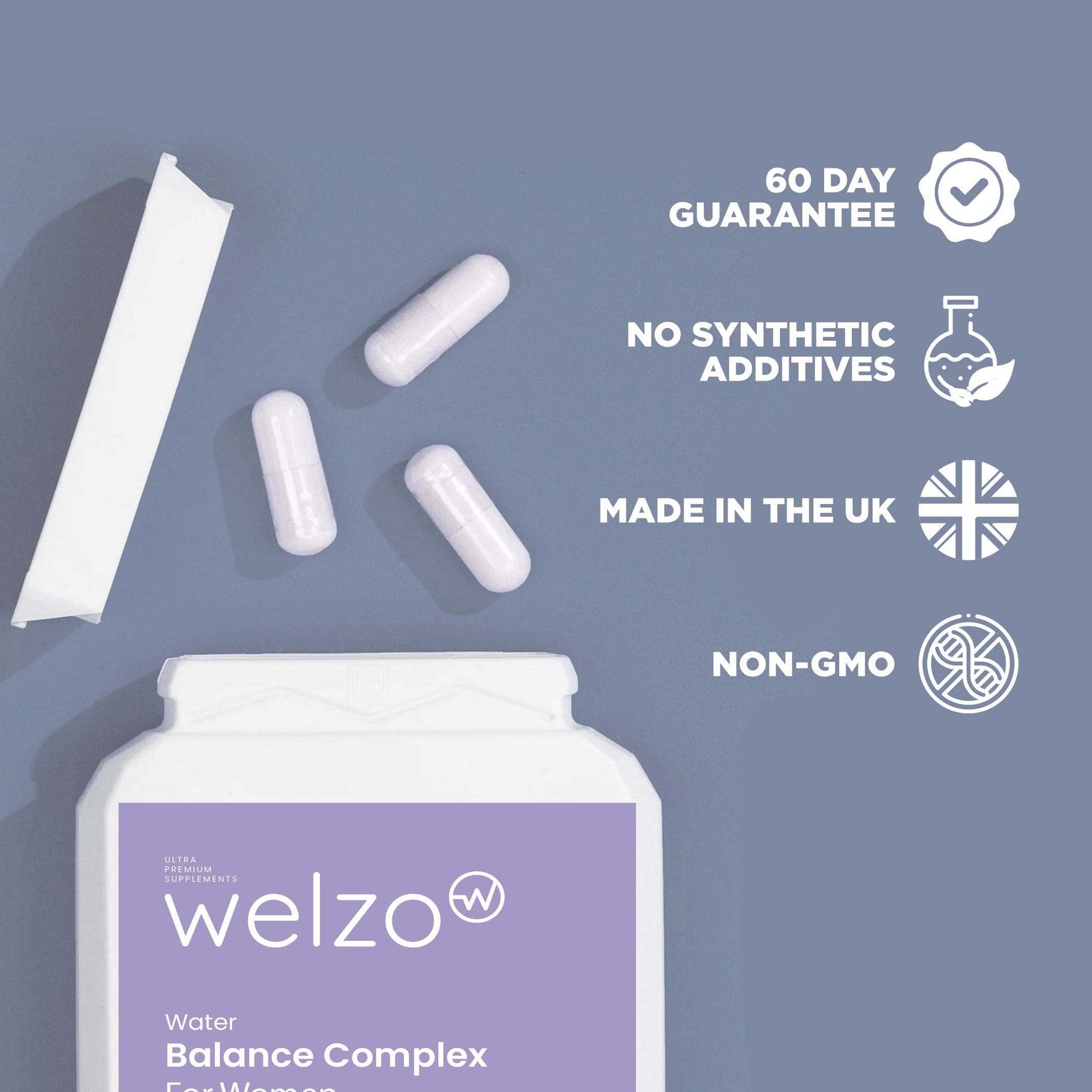 Welzo Water Balance Complex for Women 90 Capsules