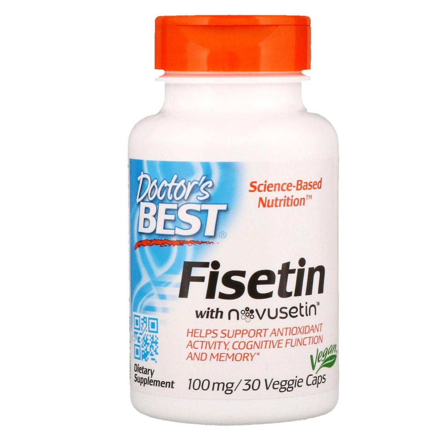 Fisetin with Novusetin 100mg 30 Capsules - Doctor's Best - welzo