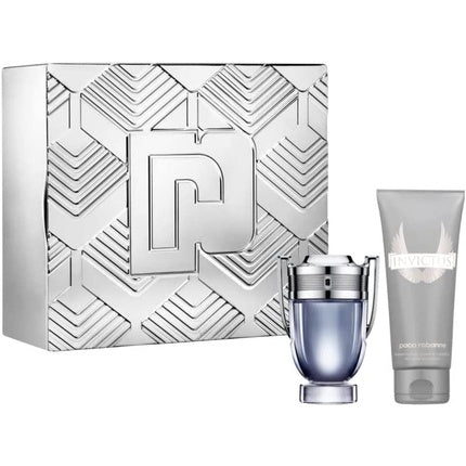 Paco Rabanne Invictus Set 2PC 100ml EDT Spray and 100ml Shampoo