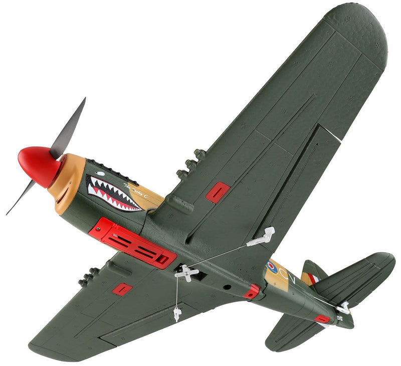 SkyRaptor P40 Warbird RTF 4-канален RC самолет с автопилот жироскоп
