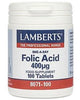 Folic Acid 400 µg, 100 Tabs - Lamberts - welzo