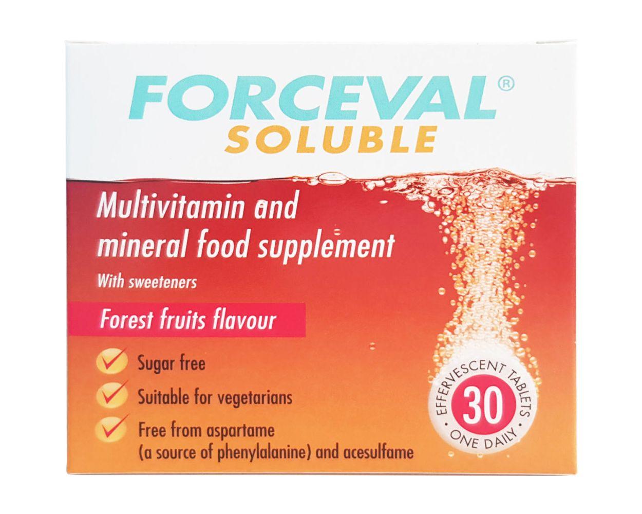 Forceval Soluble Adult Effervescent Tablets Pack of 30 - welzo