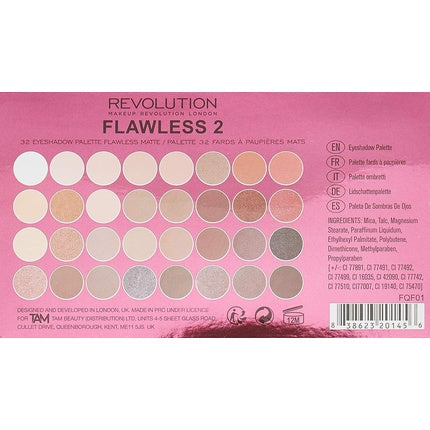 Makeup Revolution London Ultra Flawless 32 shade Eyeshadow Palette