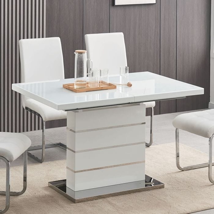 Oscura Round Black Dining Table - 120cm, φαινόμενο ξύλου με σταθμισμένη βάση (αντίγραφο)