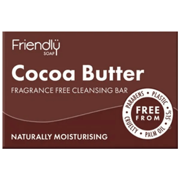 Friendly Soap Cocoa Butter Facial Cleansing Bar 95g - welzo