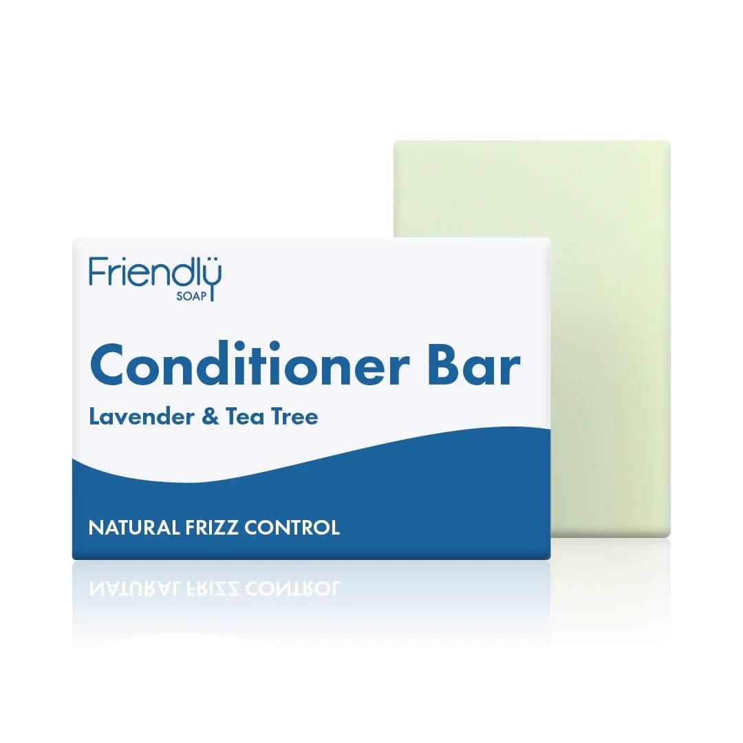 Friendly Soap Lavender & Tea Tree Conditioner Bar 90g - welzo