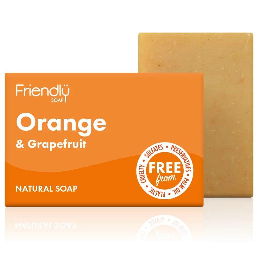 Friendly Soap Orange & Grapefruit Soap 95g - welzo