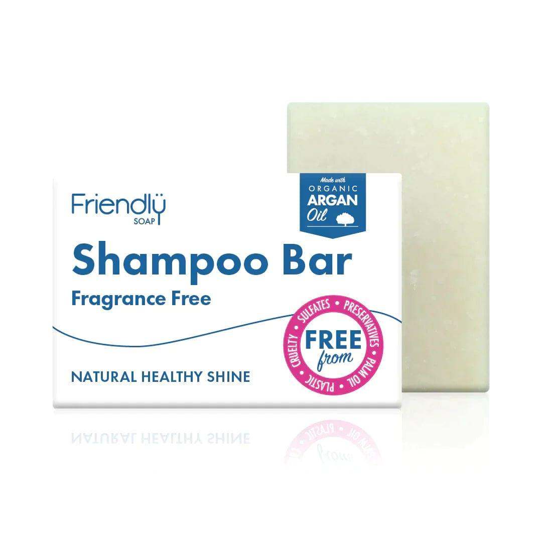 Friendly Soap Shampoo Bar Fragrance Free 95g - welzo