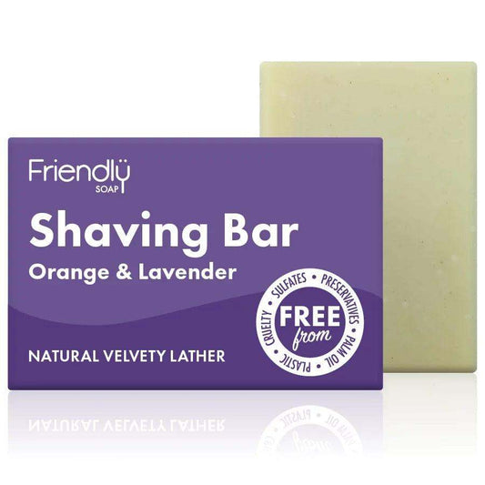 Friendly Soap Shaving Soap Orange & Lavender 95g