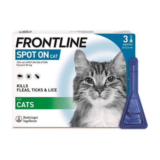Frontline Plus Spot On Cat Pipettes - welzo