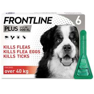 Frontline Plus Spot On Extra Large Dog Pipettes Pack of 6 - welzo