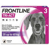 Frontline Tri-Act Spot On Large Dogs Pipettes Pack of 3 - welzo