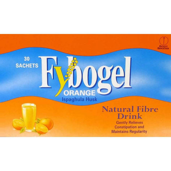 Fybogel Orange Flavoured Laxative Sachets Pack of 30 x 2 - welzo