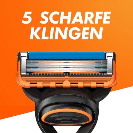 Gillette Fusion 5 Herren Rasiermesser -Geschenkset mit 1 Ersatzklinge und Fusion Ultraempfindlichem Rasiergel 200 ml