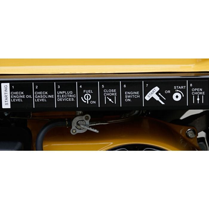 Přenosný generátor benzínu 3,4 kVa 2800 W 8hp 4 zdvih G6500W