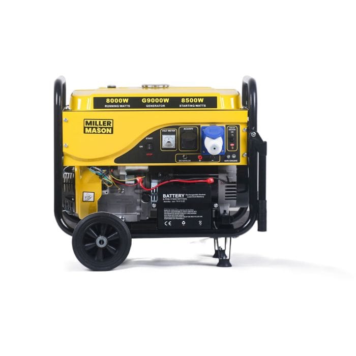 Přenosný klíčový start benzínový generátor motoru 10,5 kVa 16hp 4stroke G9000W