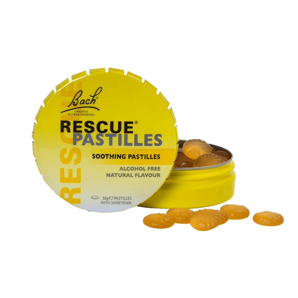 Rescue Soothing Pastilles Orange & Elderflower 50g - welzo