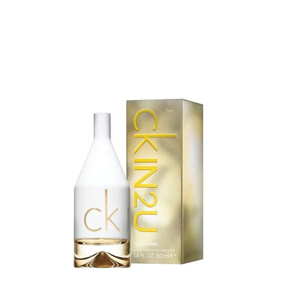 CALVIN KLEIN ck IN2U Eau de Toilette for Her Floral-Fruity Women's Fragrance 50ml