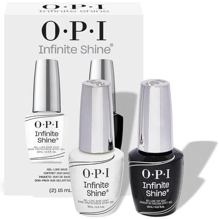 OPI νυχιών βερνίκι Infinite Shine Long-Wear System Gel-Like Nail Varnish Base Coat & Top Coat Duo Pack 2x 15ml