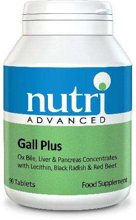 Gall Plus 90 Tablets - Nutri Advanced - welzo