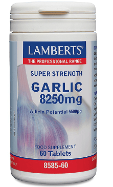 Garlic 8250mg 60 Tabs - Lamberts - welzo