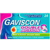 Gaviscon Double Action Mint Flavour Tablets Pack of 24 - welzo
