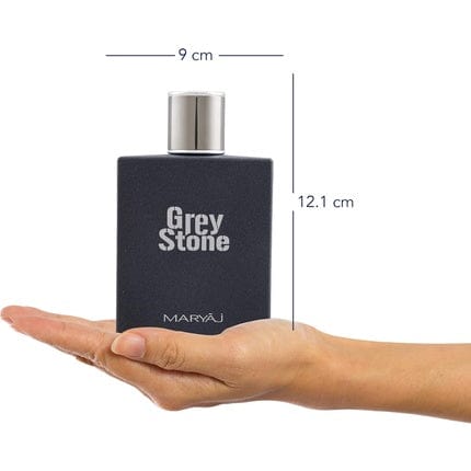 GREY STONE Eau De Parfum For Men by Maryaj 100ml - Juicy Fruity Citrus Scent - Woody Balsamic Base of Sandalwood, Patchouli, Tonka - Uplifting Fragrance for the Young at Heart