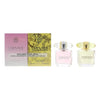 Ensemble cadeau Versace - 30 ml de diamant jaune Eau de Toilette Spray + 30 ml de cristal brillant Eau