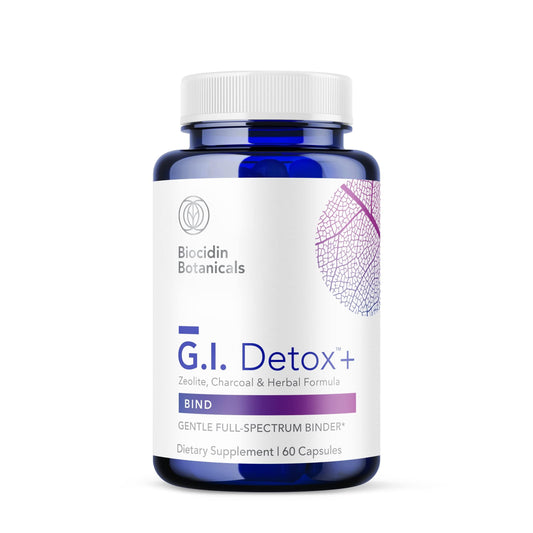 GI Detox – Gentle Full Spectrum Binder – 60 capsules – Biocidin Botanicals - welzo