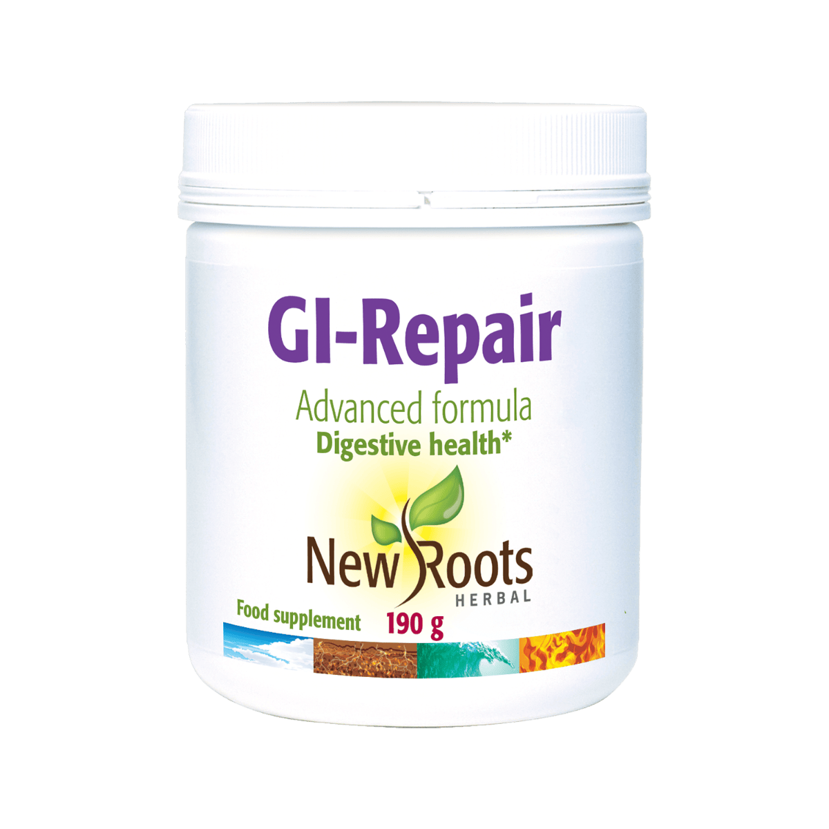 New Roots Herbal GI-Repair – 190 g en polvo – imagen 2