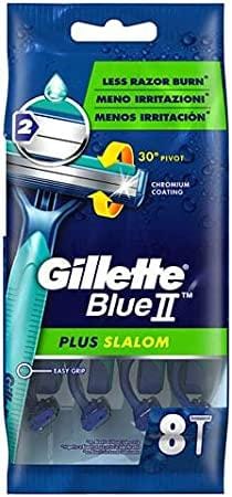 Gillette Blue II Plus Slalom Pack of 8 - welzo